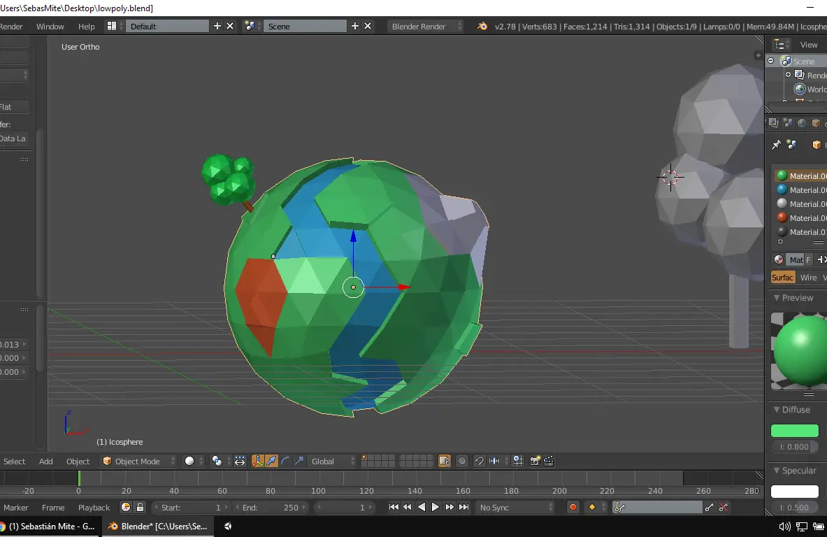 Modelado 3D en Blender
