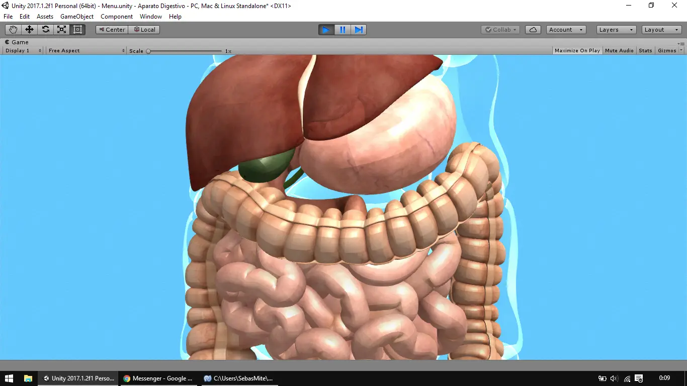 Captura de Anatomía interactiva — AR