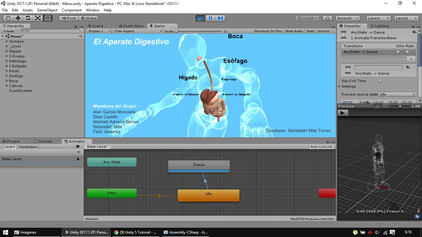 Captura de Anatomía interactiva — AR
